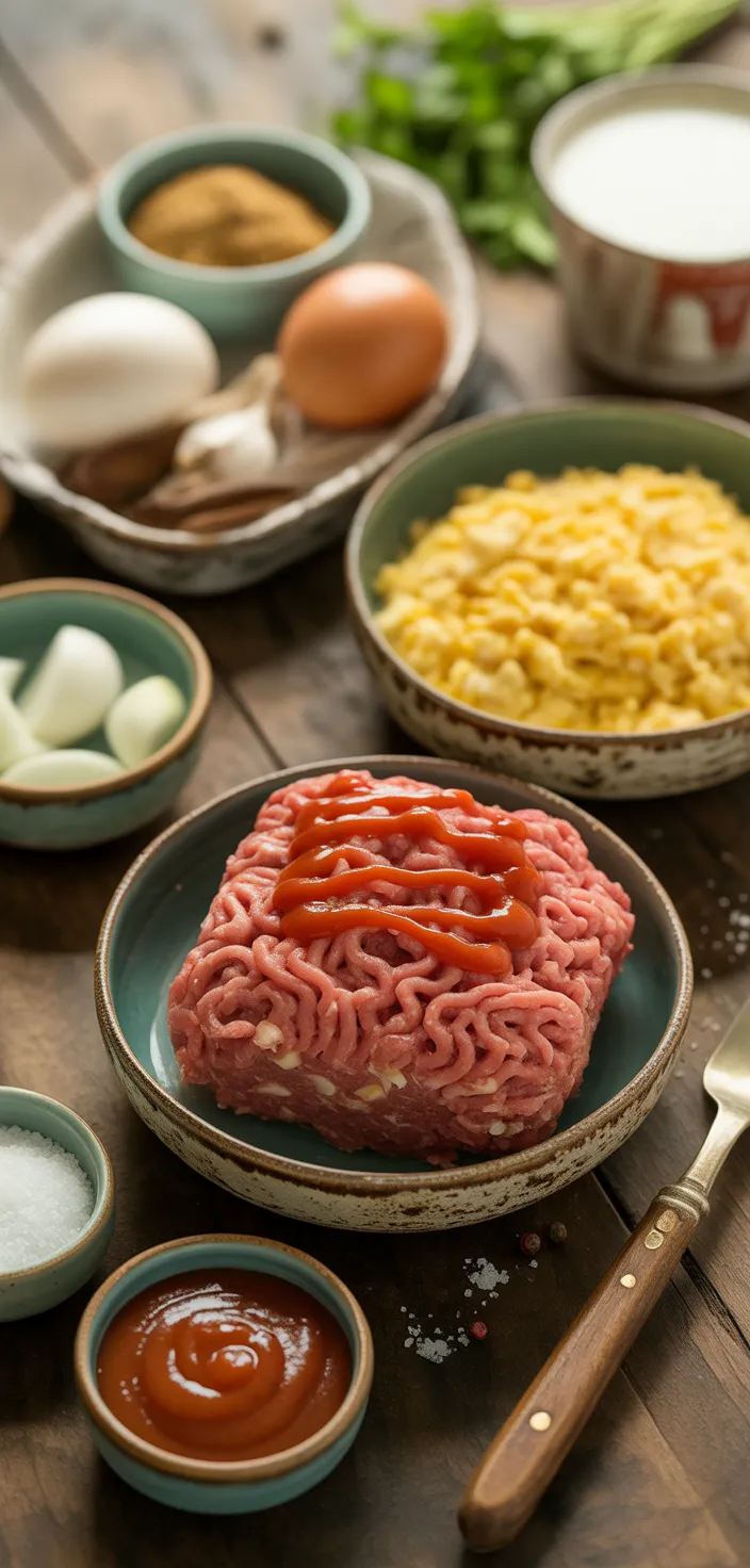 Ingredients photo for Family Favorite Meatloaf Recipe