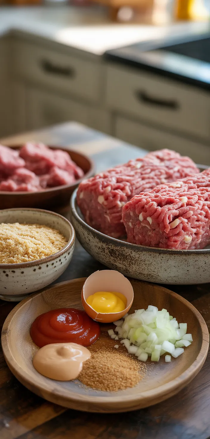Ingredients photo for GRANDMA'S MEATLOAF RECIPE Recipe
