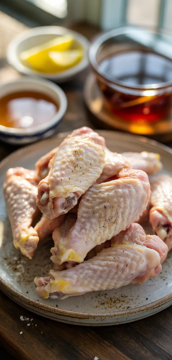 Ingredients photo for Honey Lemon Pepper Wings Recipe