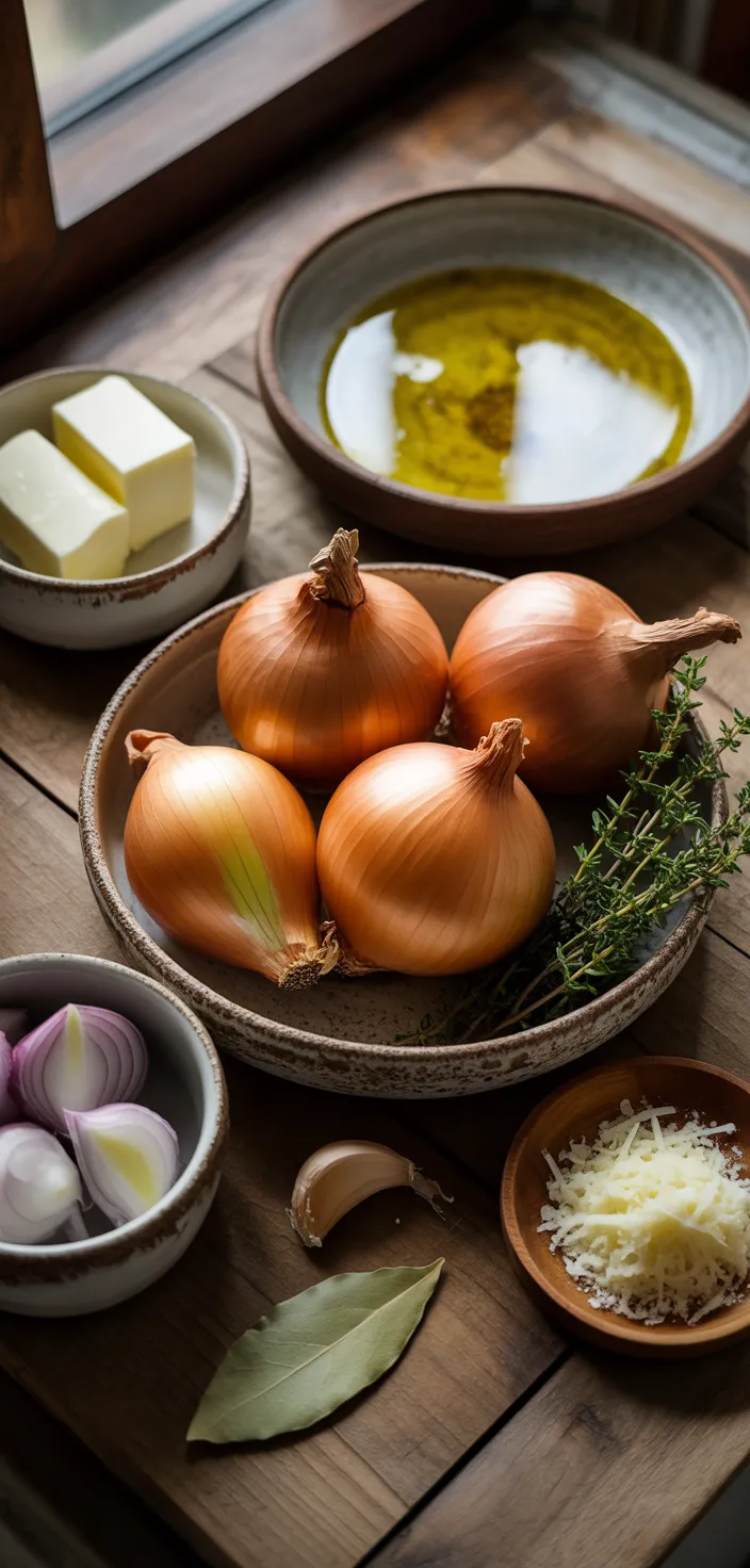 Ingredients photo for NORDSTROM CAFE'S FRENCH ONION SOUP Recipe