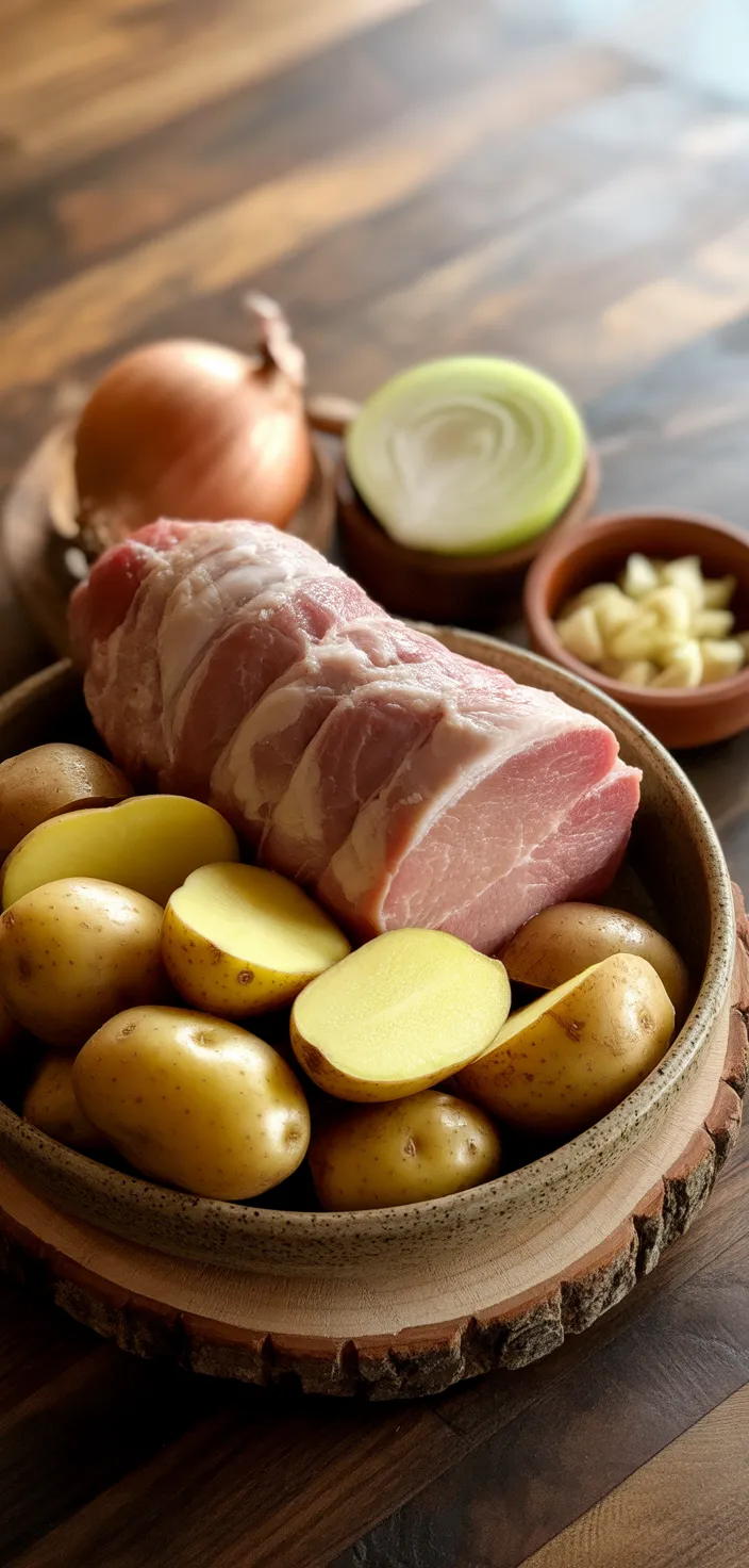 Ingredients photo for The BEST Slow Cooker Pork Tenderloin And Potatoes Recipe