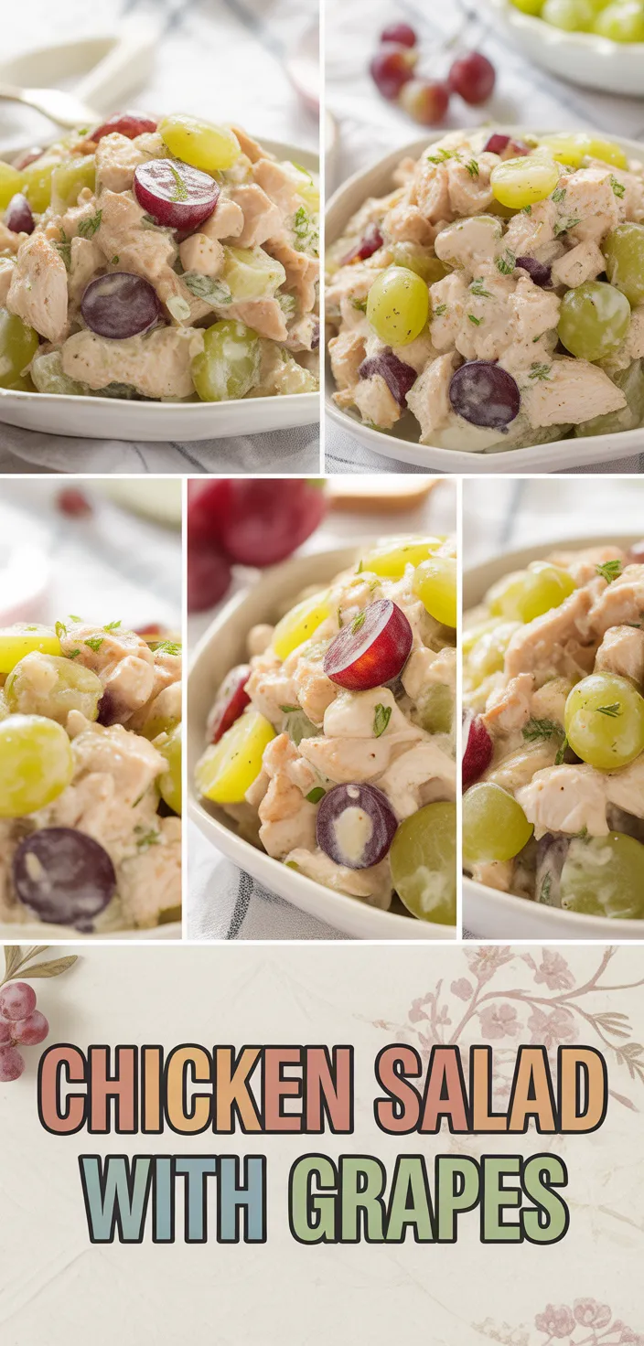 A photo of Chicken Salad With Grapes Recipe