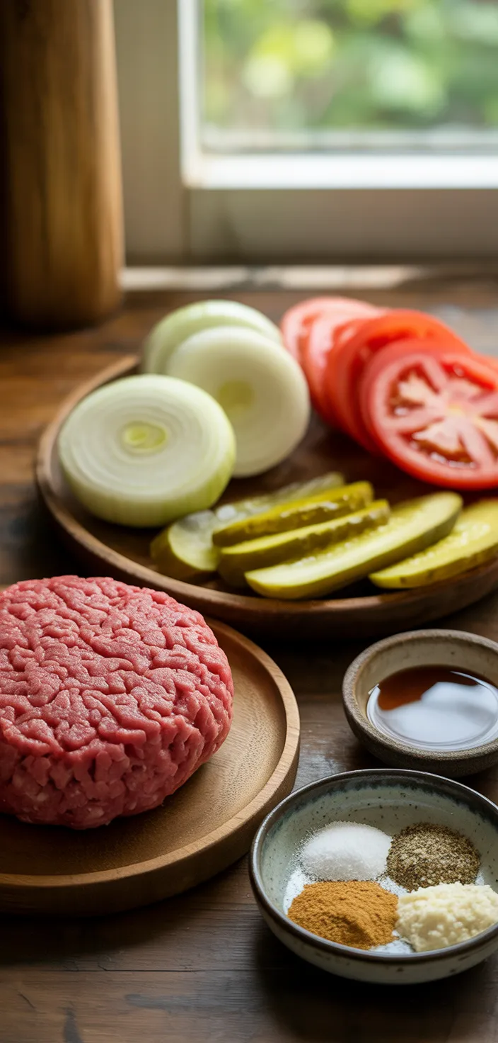 Ingredients photo for Crack Burgers Recipe