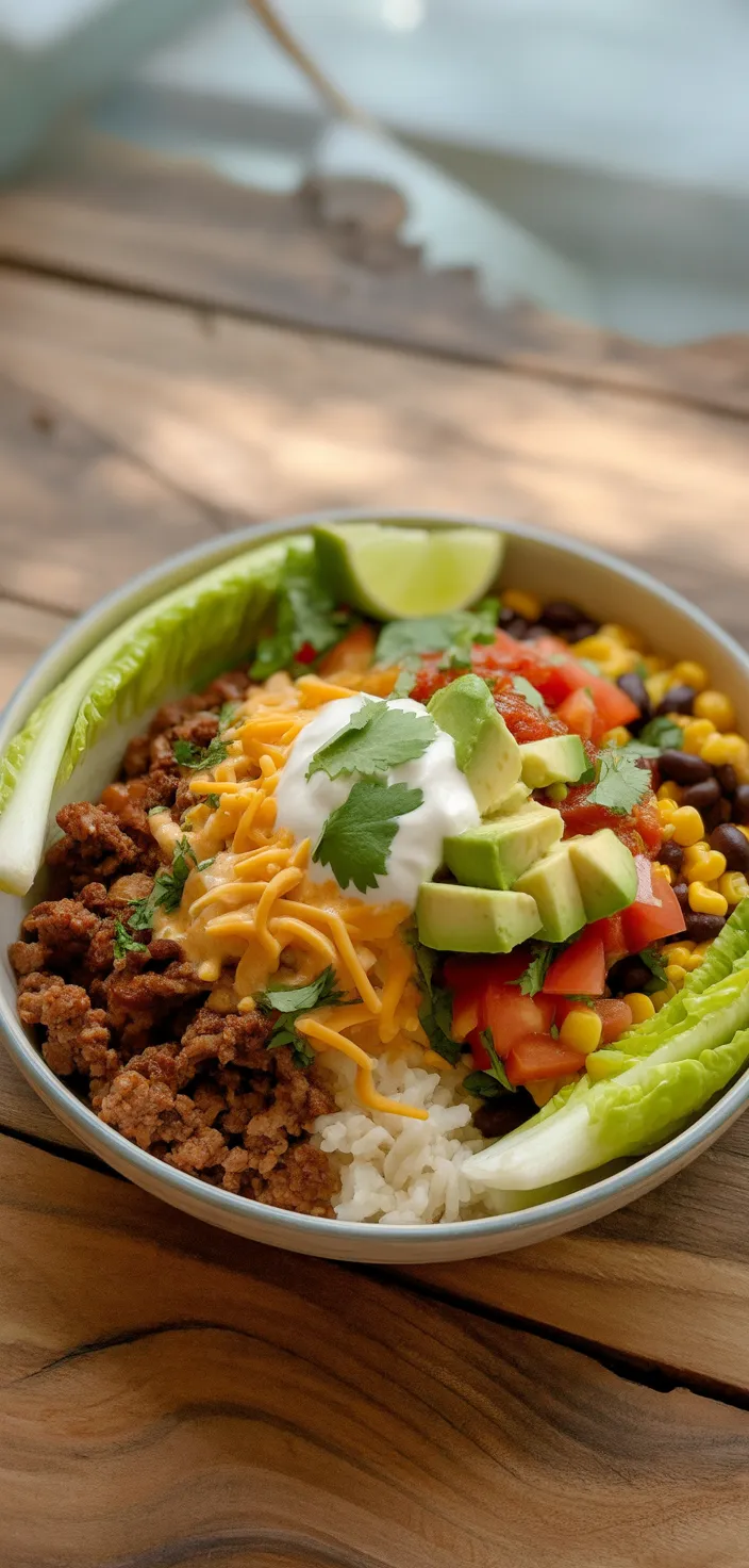 Ingredients photo for Taco Bowls Recipe