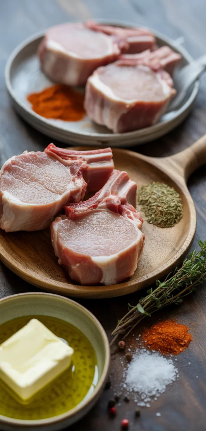 Ingredients photo for Best Damn Air Fryer Pork Chops Recipe