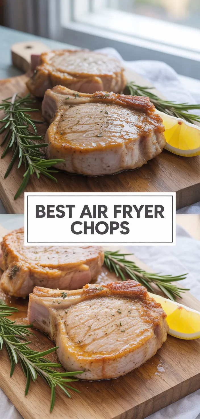 A photo of Best Damn Air Fryer Pork Chops Recipe