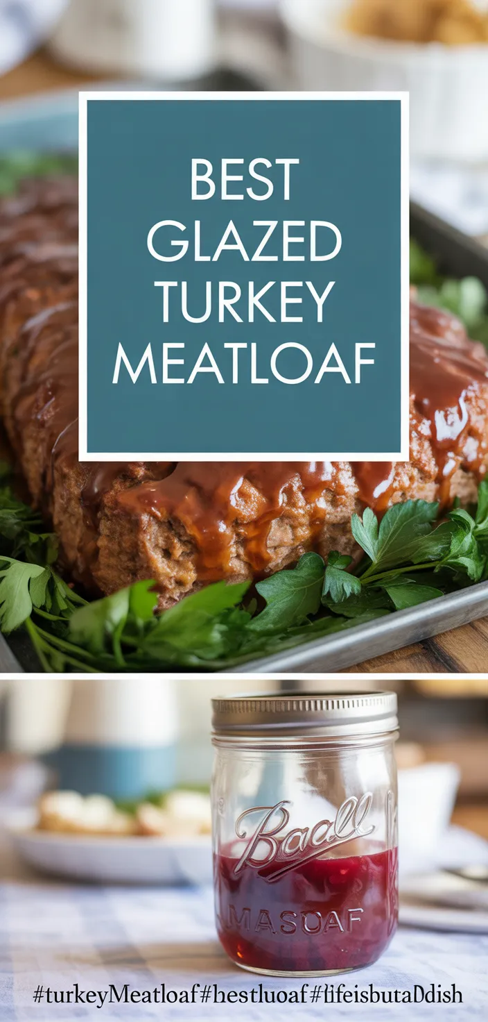 A photo of The Best Turkey Meatloaf With Glaze Recipe