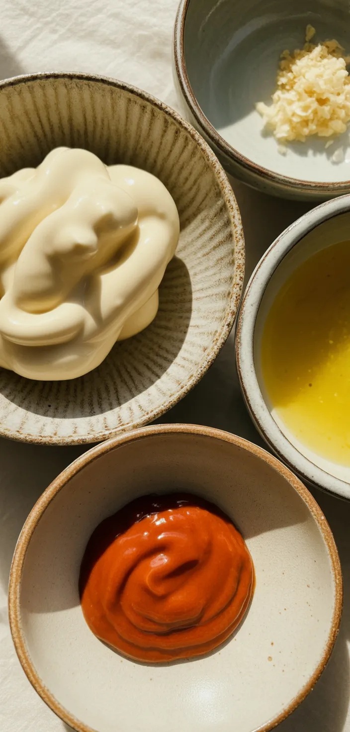 Ingredients photo for Spicy Aioli Recipe