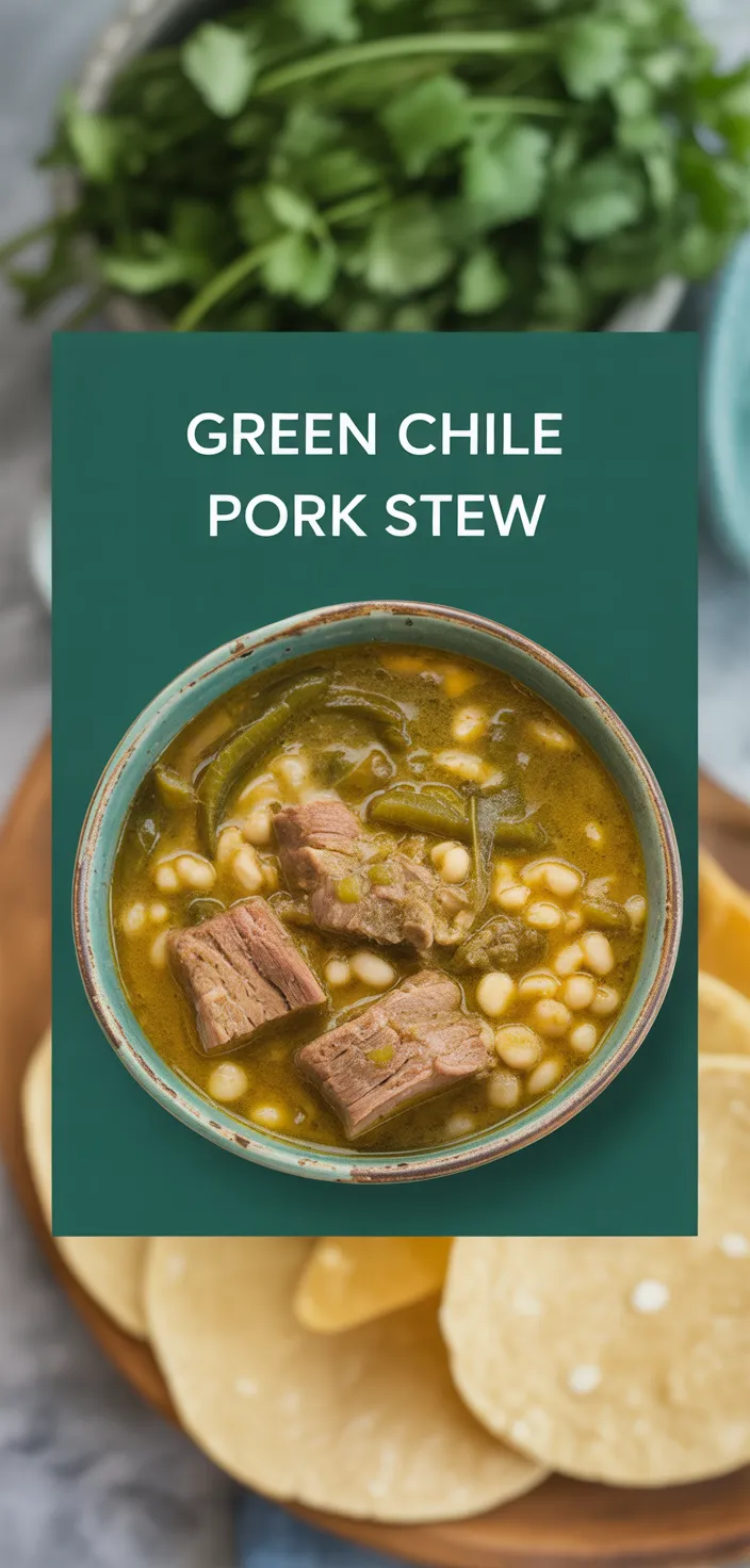 A photo of Green Chile Pork Stew Recipe