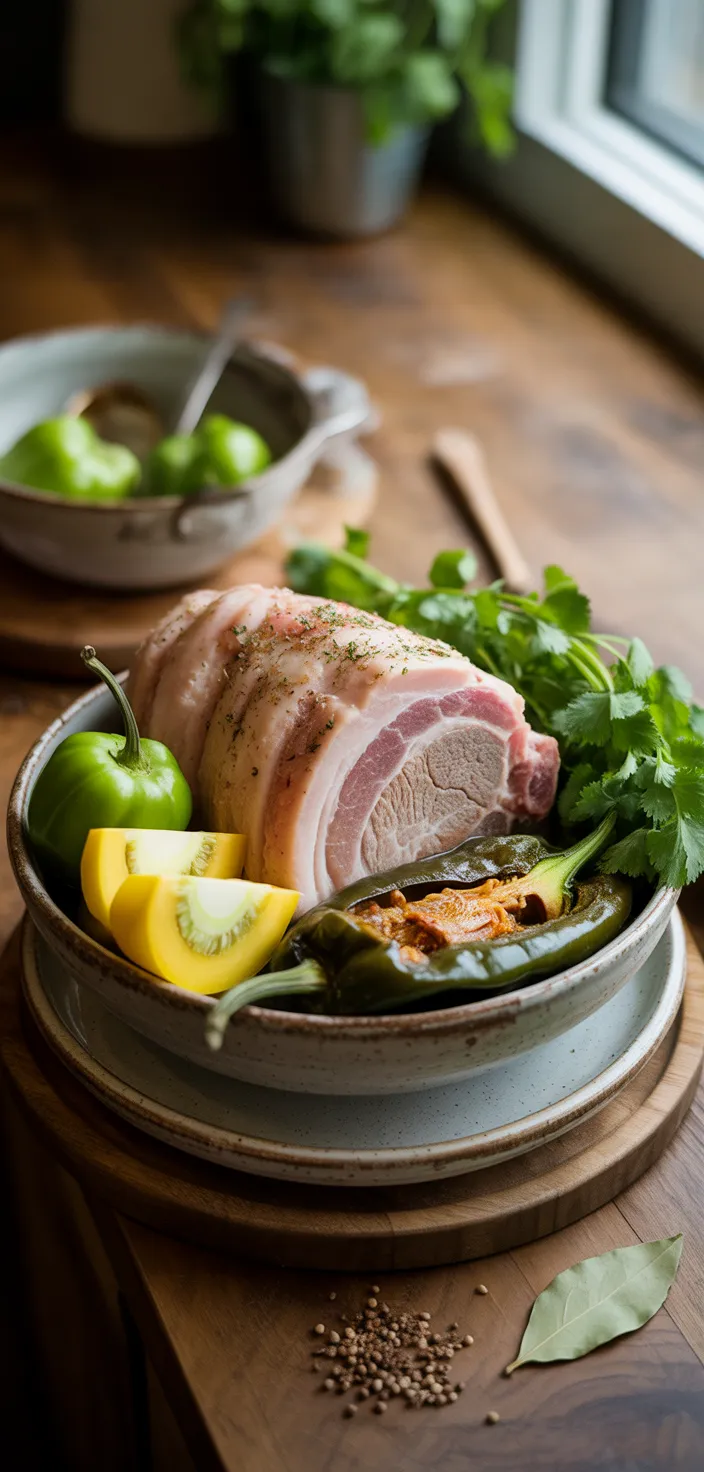 Ingredients photo for Green Chile Pork Stew Recipe