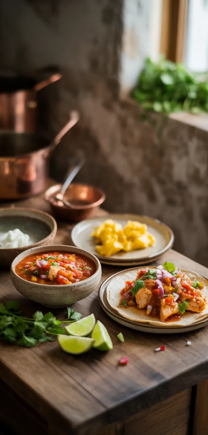 Ingredients photo for Instant Pot Salsa Chicken For The BEST Chicken Tacos Recipe