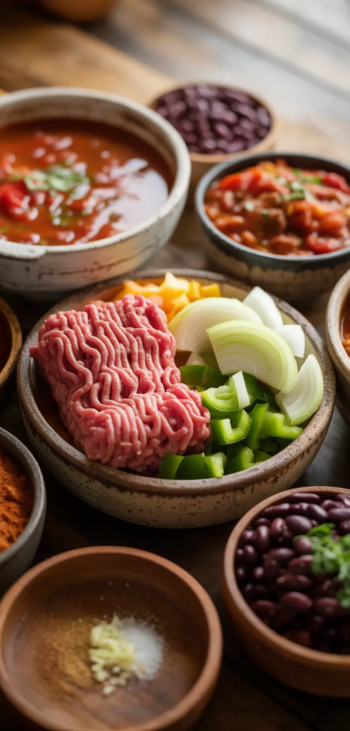 Ingredients photo for Slow Cooker Chili Recipe
