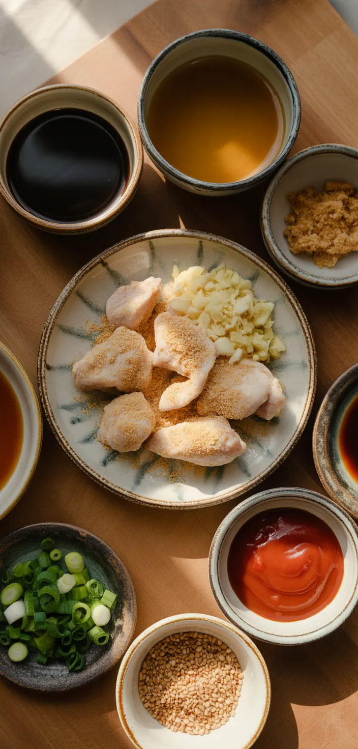 Ingredients photo for Sweet Chili Chicken Recipe