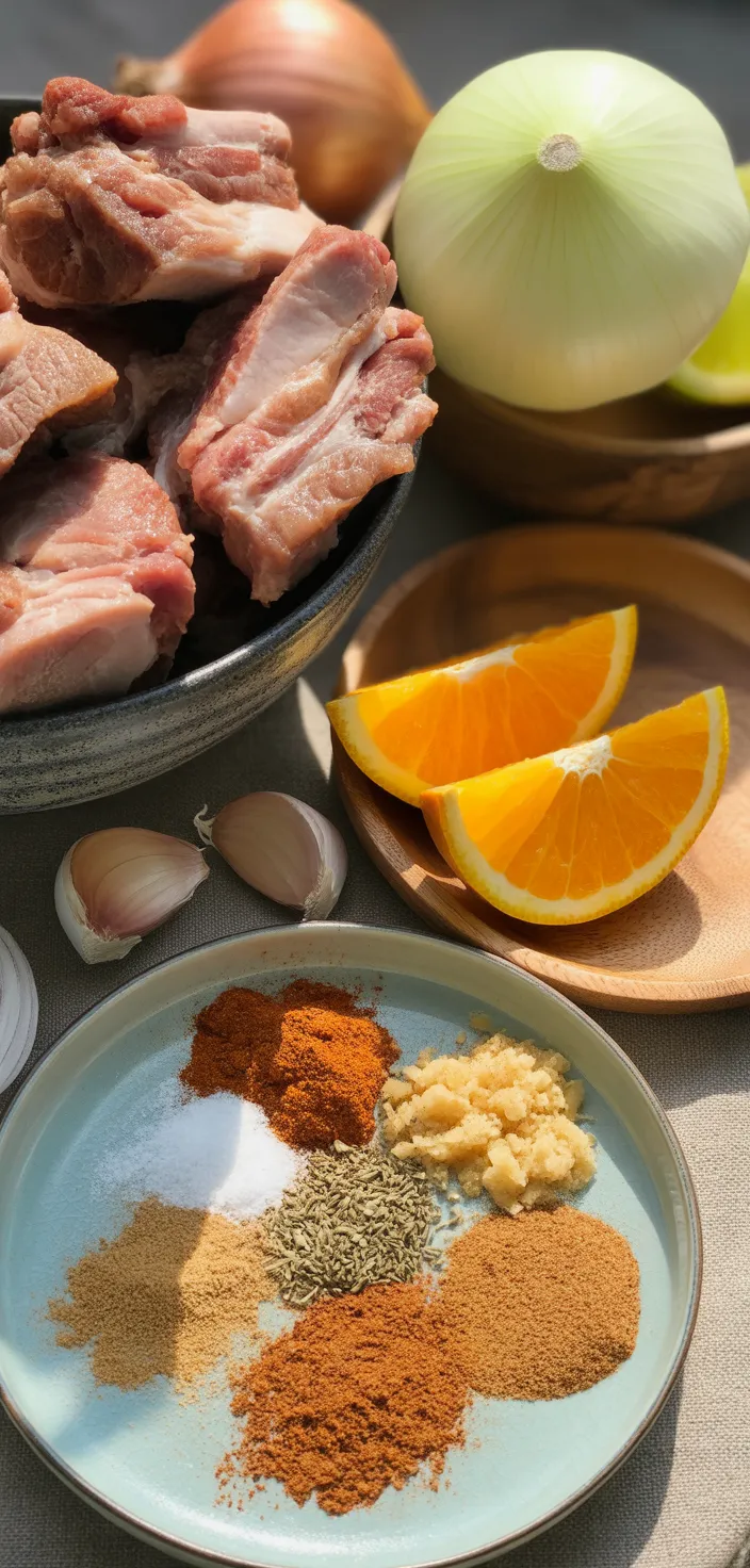 Ingredients photo for Easy And Amazing Pork Carnitas! Recipe