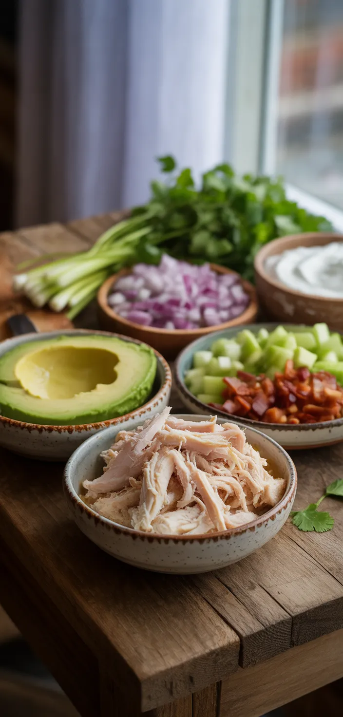 Ingredients photo for Avocado Chicken Salad Recipe (VIDEO)