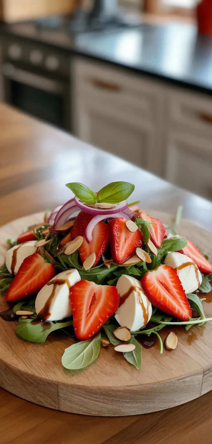 Ingredients photo for Balsamic Strawberry Salad Recipe