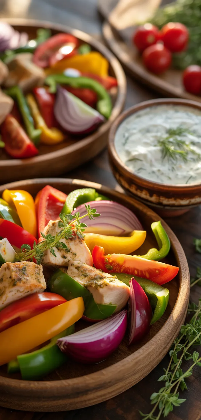 Ingredients photo for Chicken Souvlaki Recipe