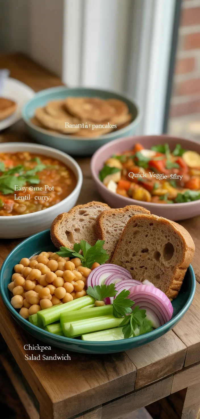 Ingredients photo for Easy Vegan Recipes For Beginners I Karissa's Vegan Kitchen