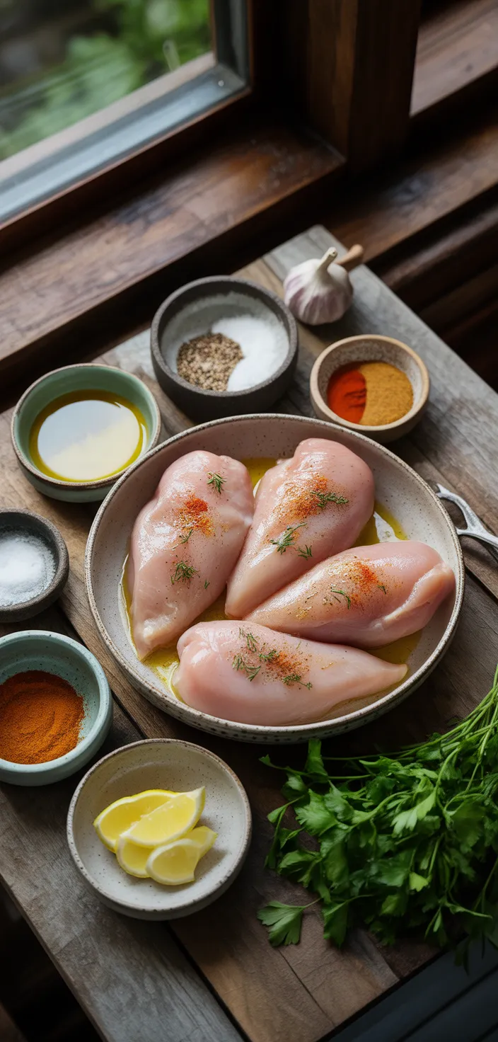 Ingredients photo for How To Grill Chicken Breasts Recipe