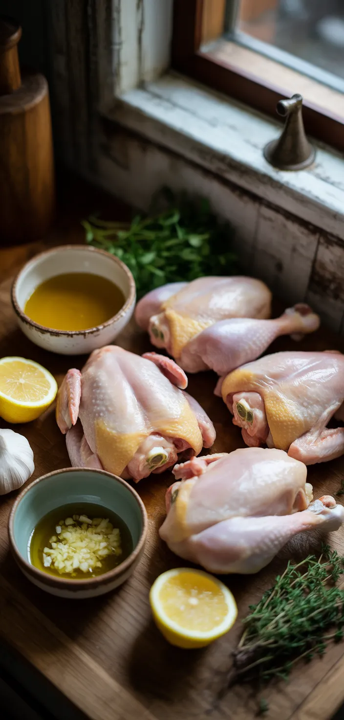 Ingredients photo for Juicy Oven Baked Chicken Breasts Or Thighs Recipe