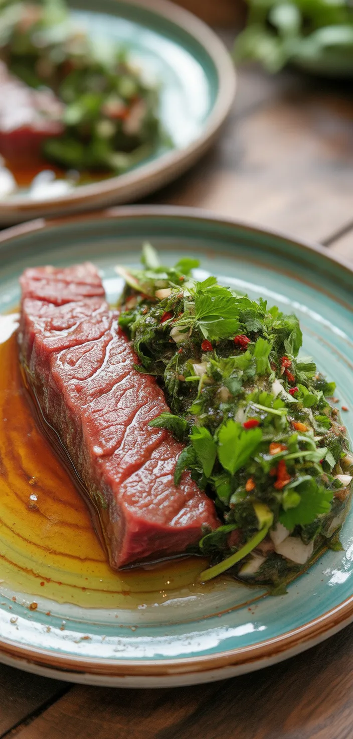Ingredients photo for Perfect Skirt Steak Marinade With Chimichurri Recipe