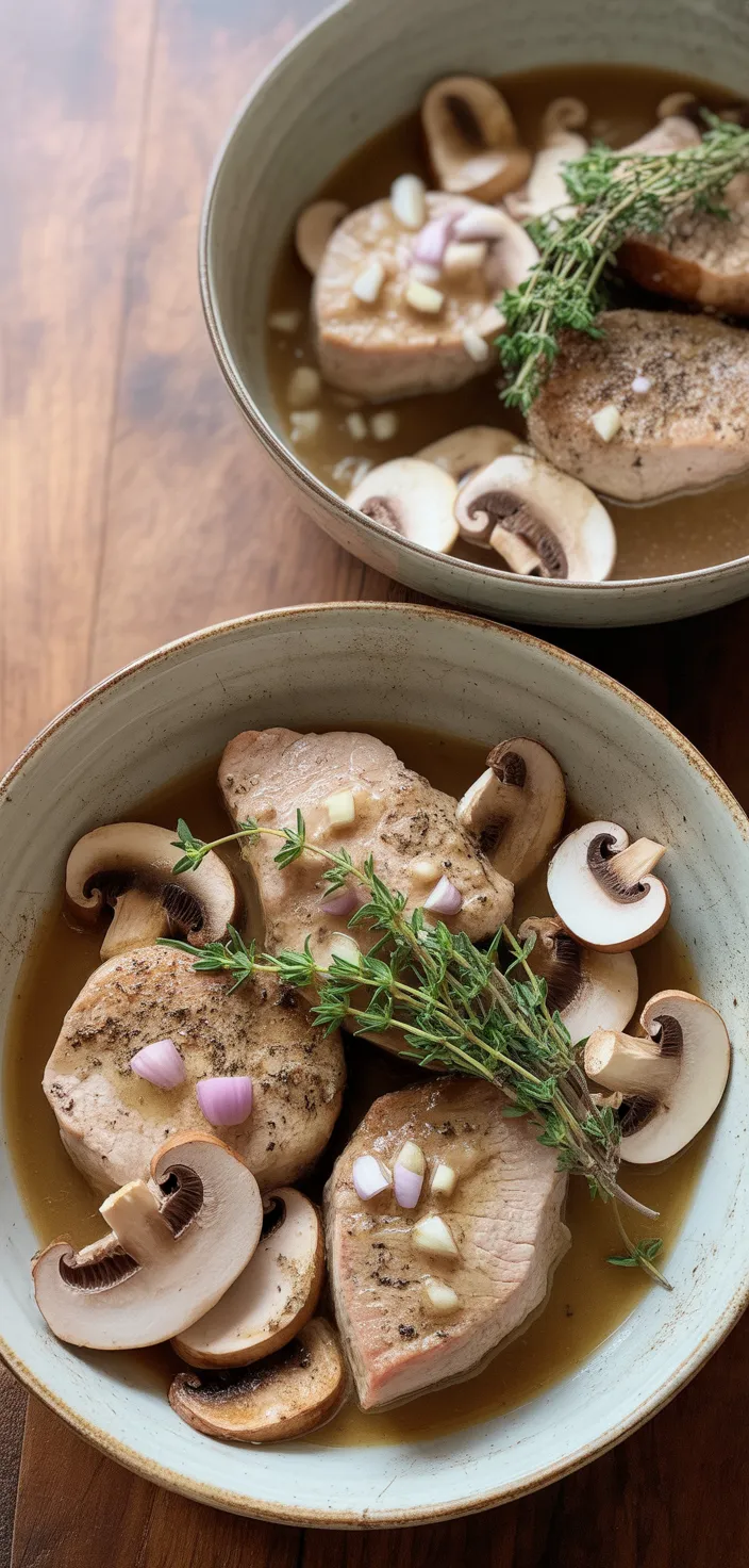 Ingredients photo for Pork Medallions With Mushroom Gravy Recipe