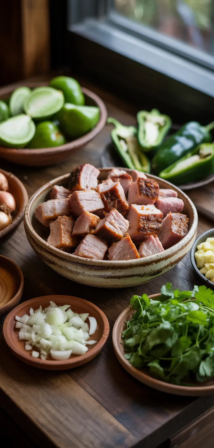 Ingredients photo for Slow Cooker Pork Chili Verde Recipe