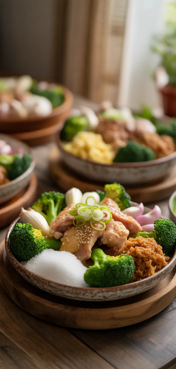 Ingredients photo for Teriyaki Chicken And Broccoli Recipe