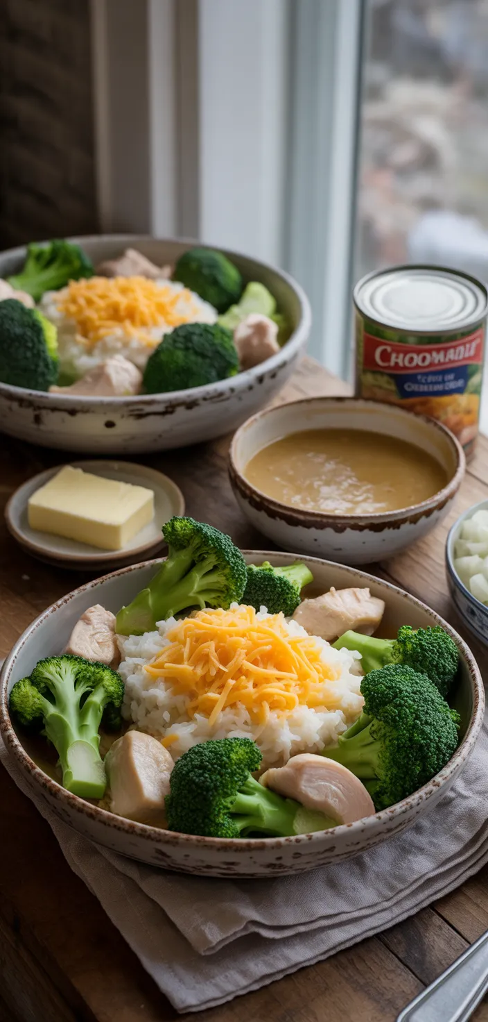 Ingredients photo for Chicken Broccoli Rice Casserole Recipe