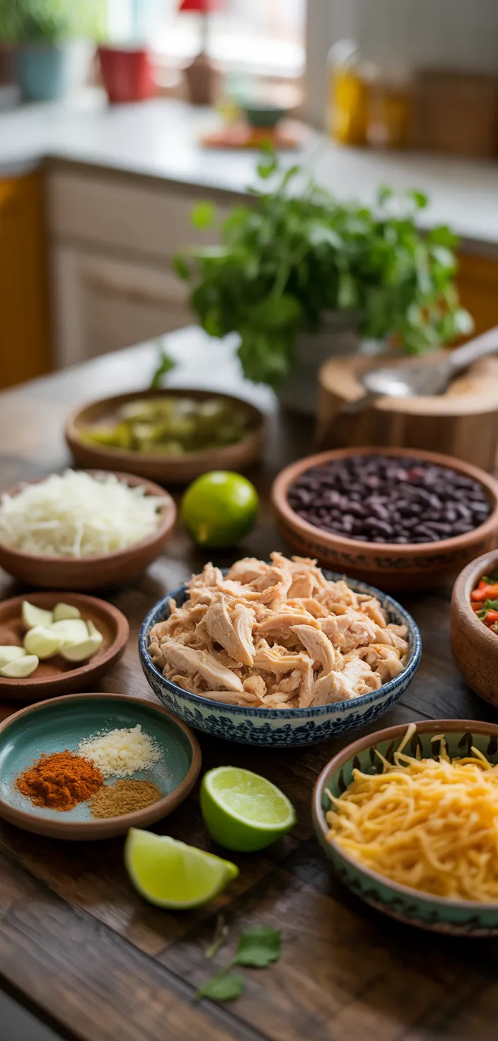 Ingredients photo for Chicken Enchiladas Recipe
