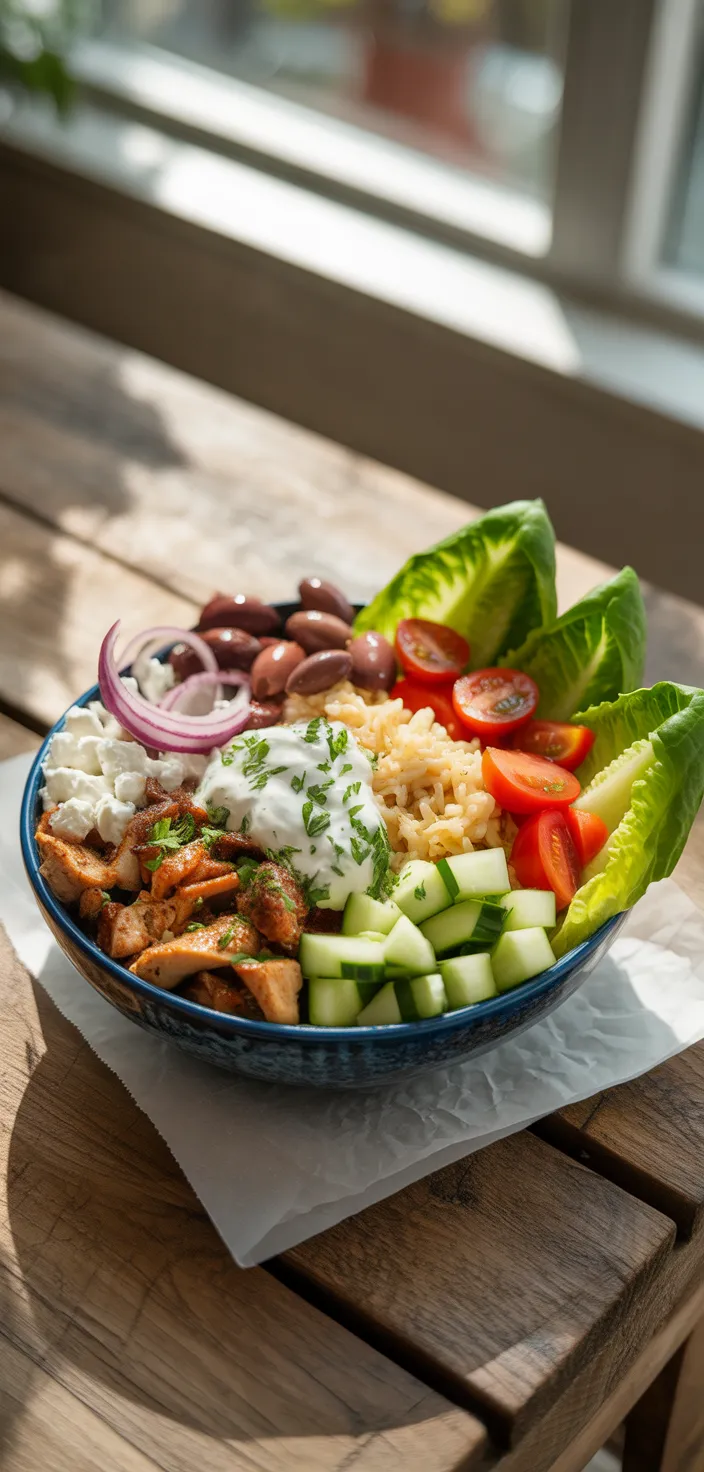 Ingredients photo for Chicken Gyro Bowls Recipe