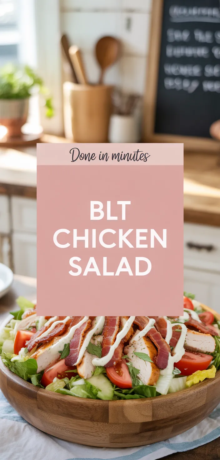 A photo of BLT Chicken Salad Recipe