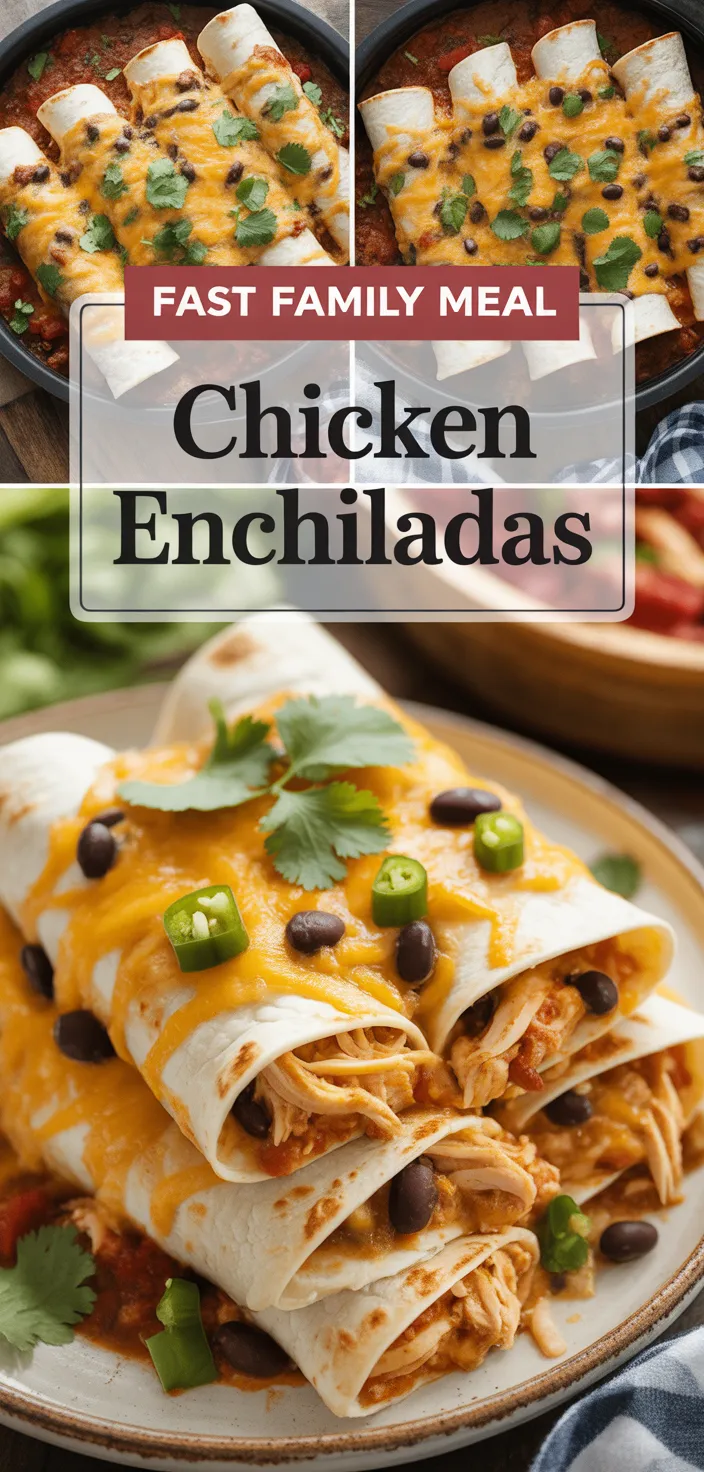A photo of Chicken Enchiladas Recipe