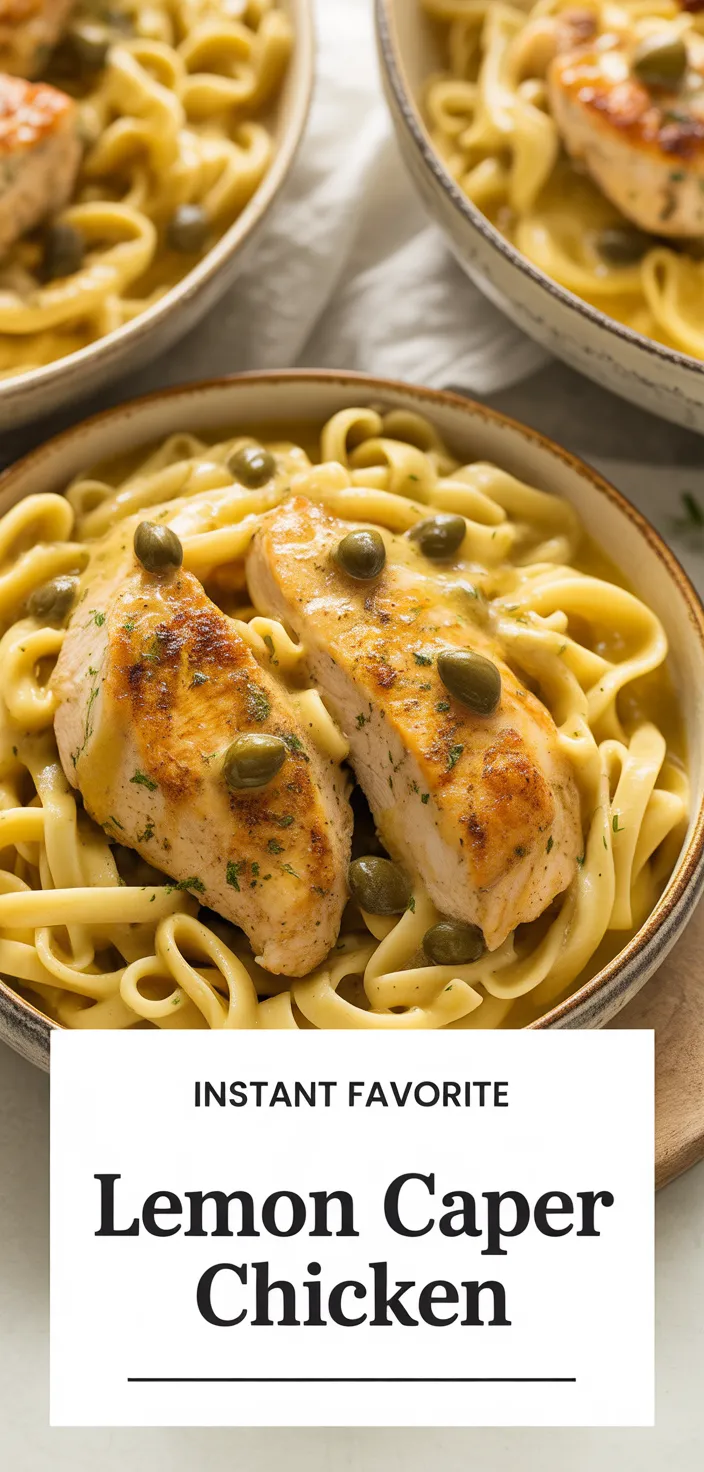 A photo of Chicken In Lemon Butter Caper Sauce Recipe