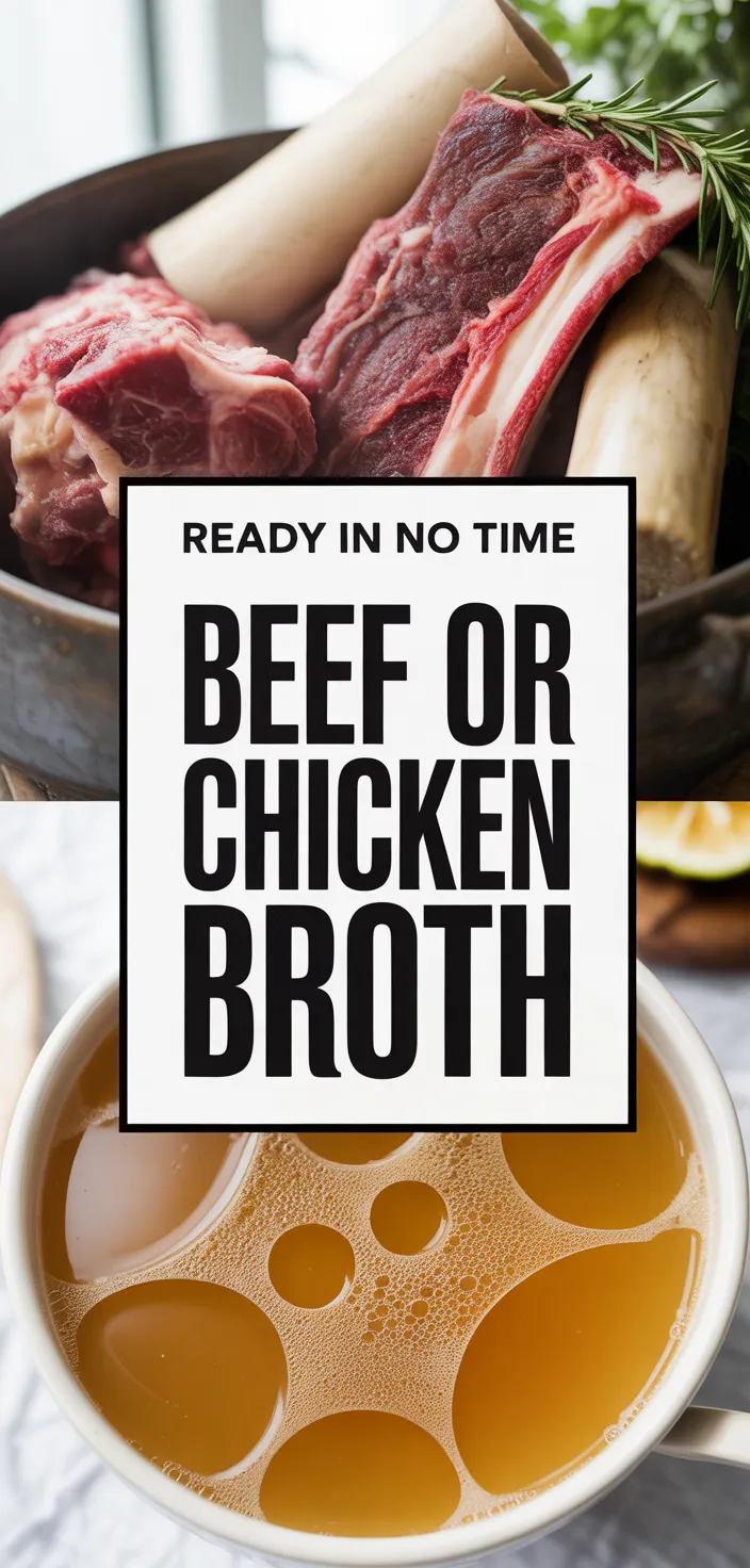 A photo of Easy Bone Broth Recipe (Beef Or Chicken!)