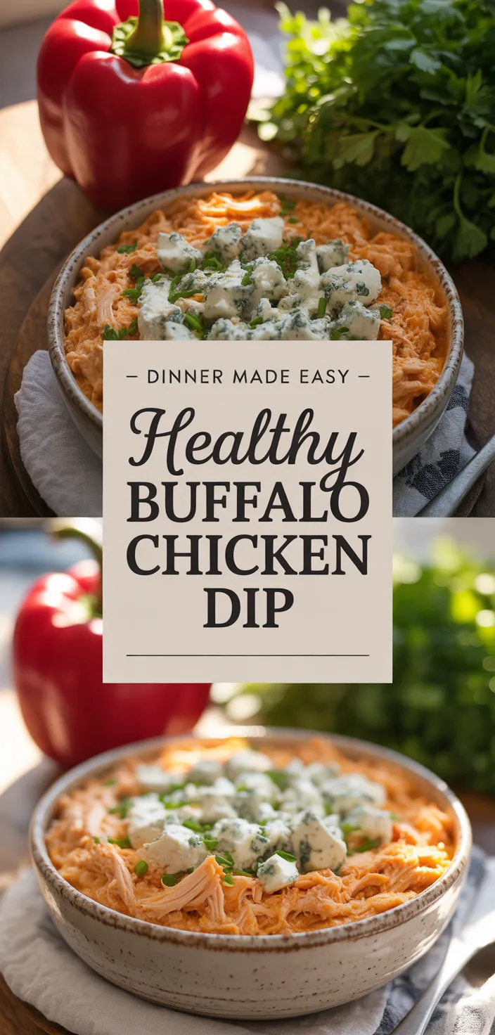 A photo of Healthy Buffalo Chicken Dip  Recipe