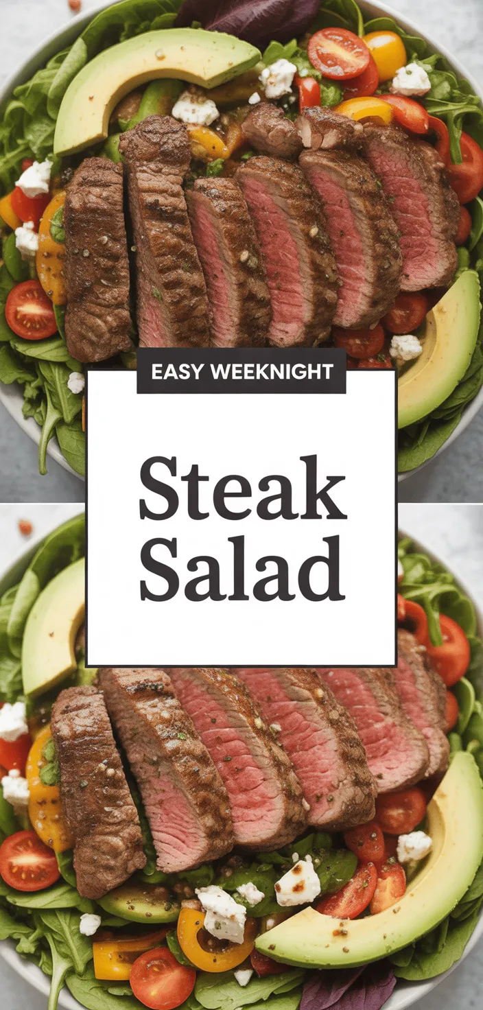A photo of Steak Salad Recipe