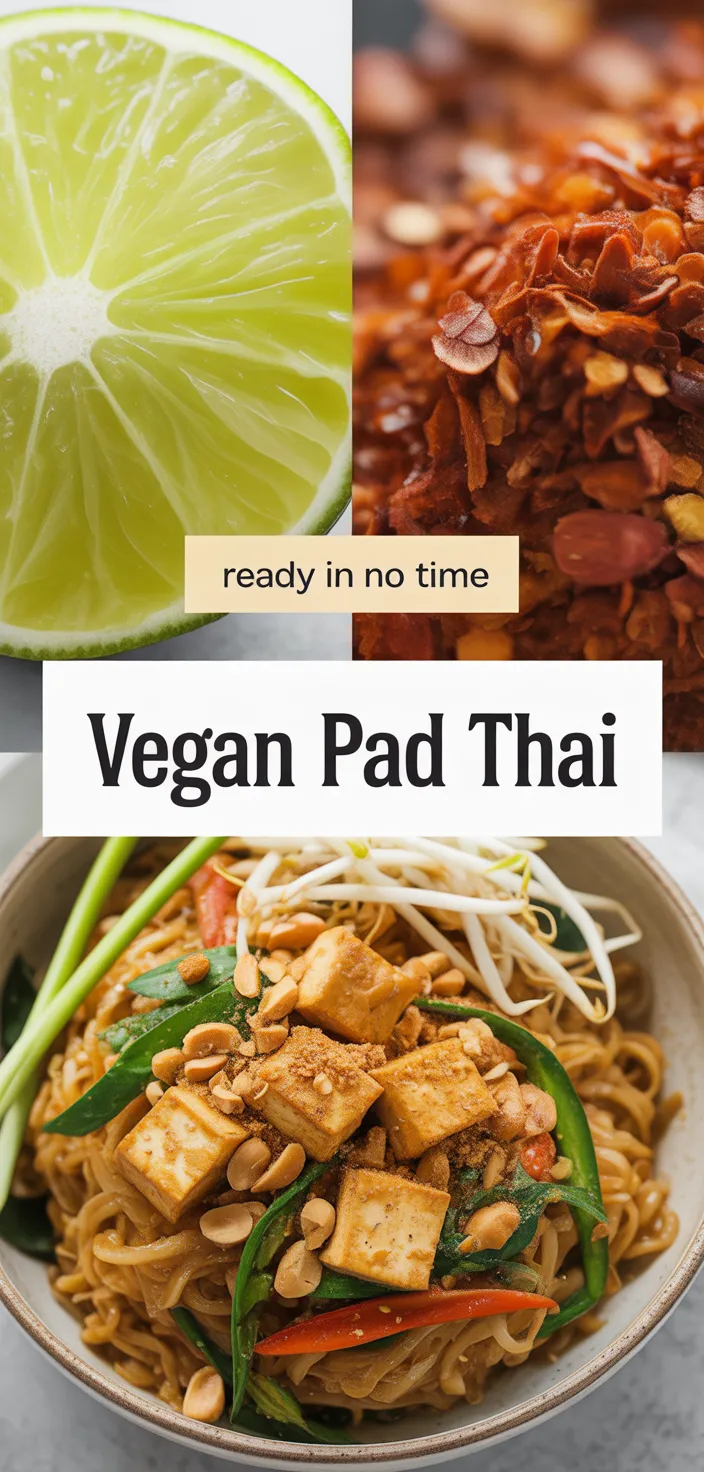 A photo of Vegan Pad Thai Recipe