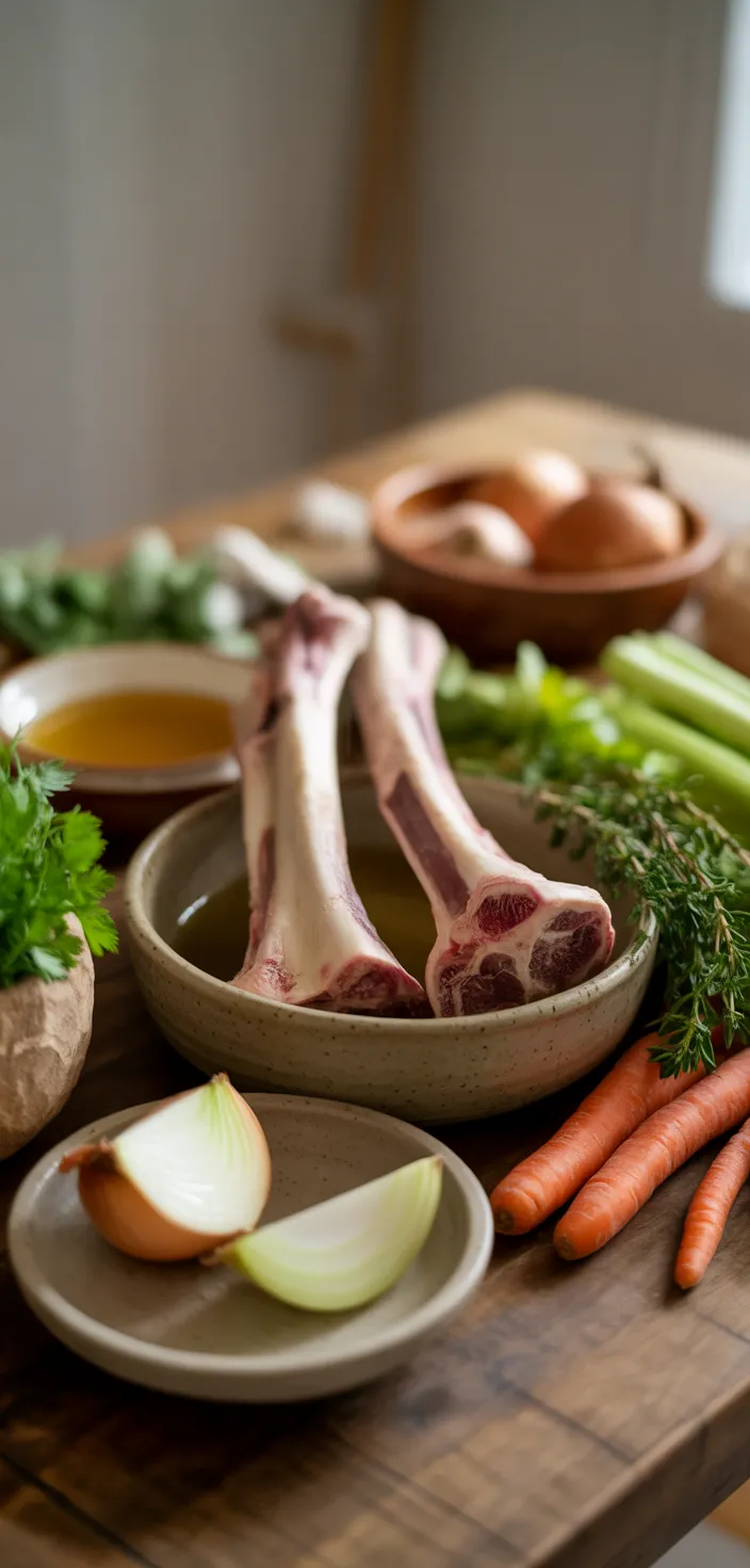 Ingredients photo for Easy Bone Broth Recipe (Beef Or Chicken!)