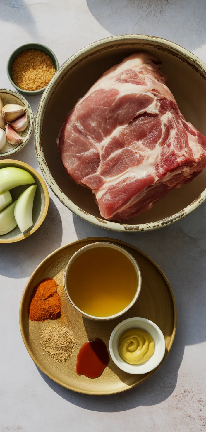 Ingredients photo for Tender Slow Cooker Pork Roast Recipe