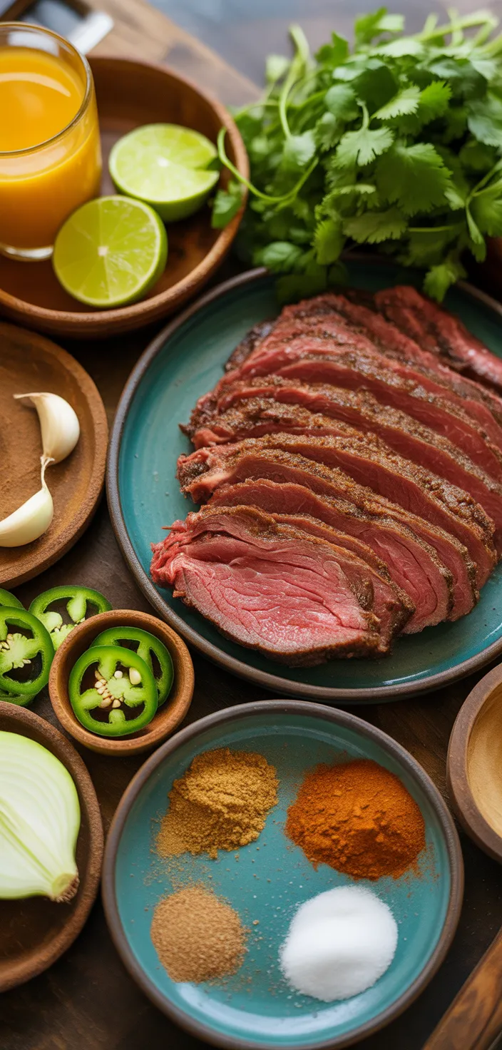 Ingredients photo for Authentic Carne Asada Recipe
