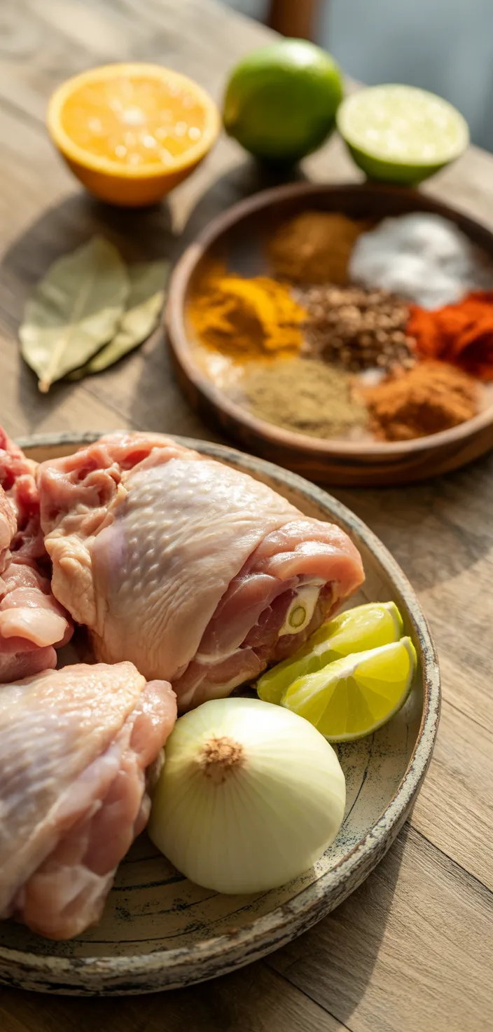 Ingredients photo for Chicken Carnitas (Slow Cooker Or Instant Pot) Recipe