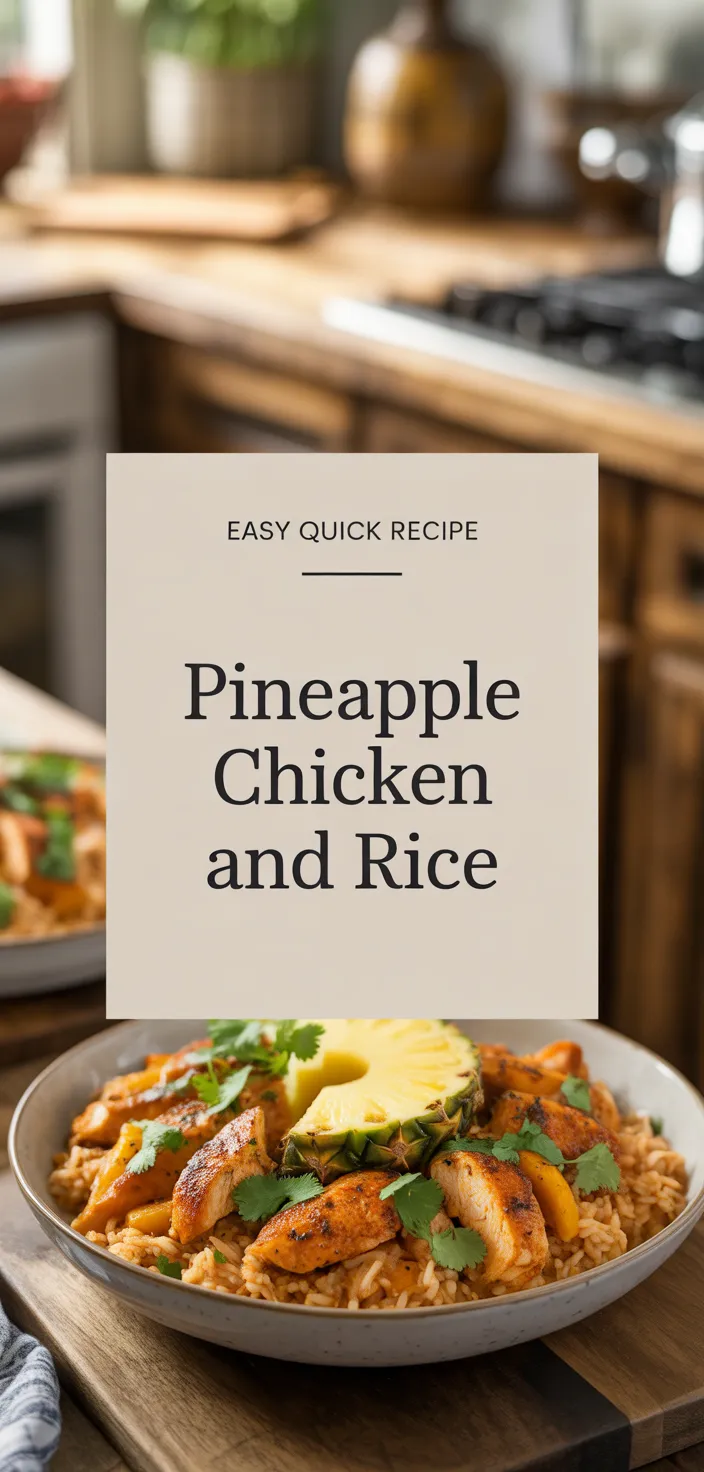 A photo of Pineapple Chicken And Rice Recipe