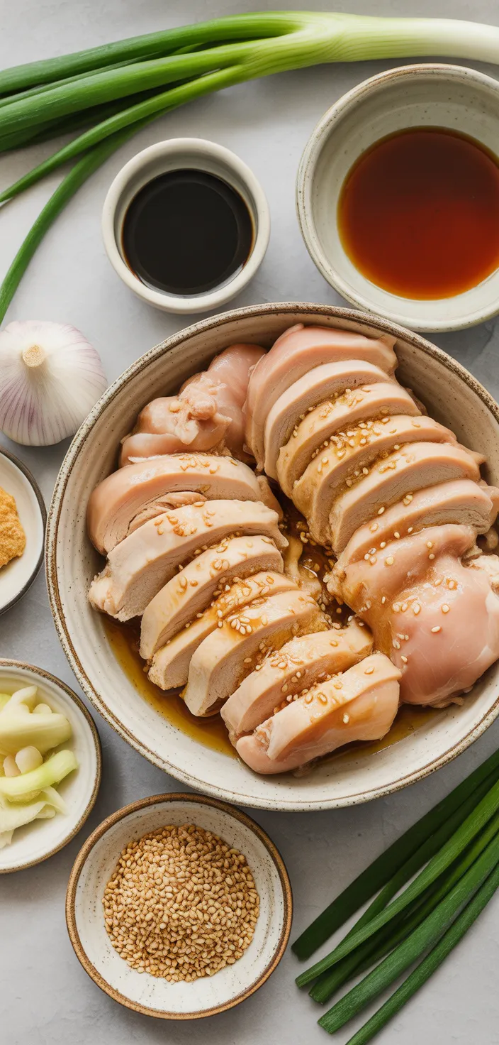 Ingredients photo for Sesame Garlic Chicken Recipe