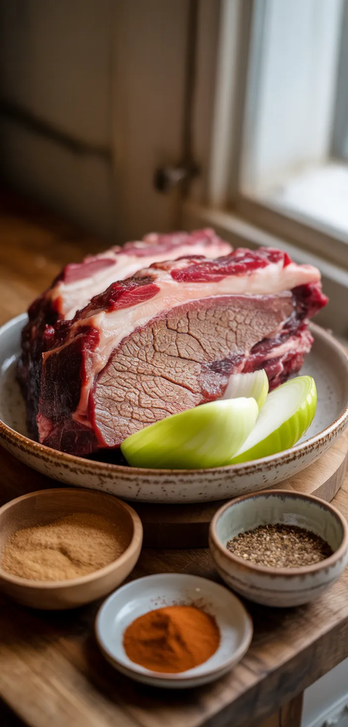 Ingredients photo for Slow Cooker Texas Beef Brisket Recipe