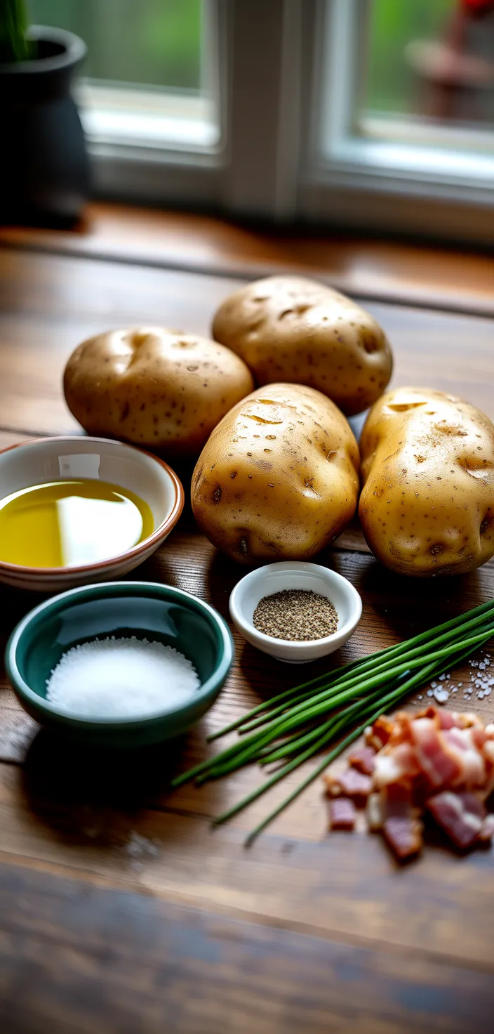 Ingredients photo for Crispy Baked Potatoes Recipe