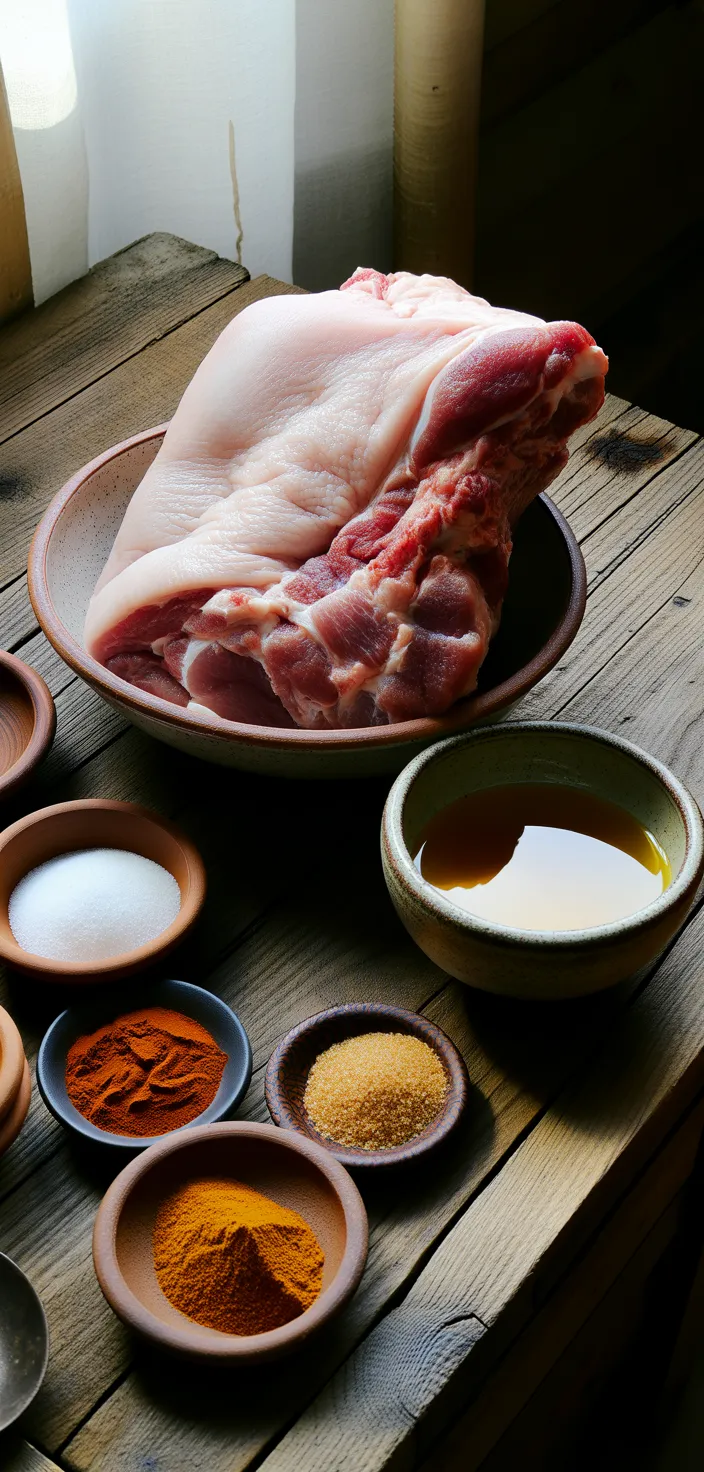 Ingredients photo for Traeger Pork Shoulder Recipe