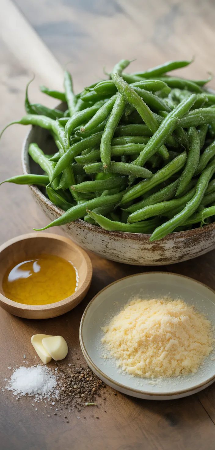 Ingredients photo for Air Fryer Green Beans Recipe