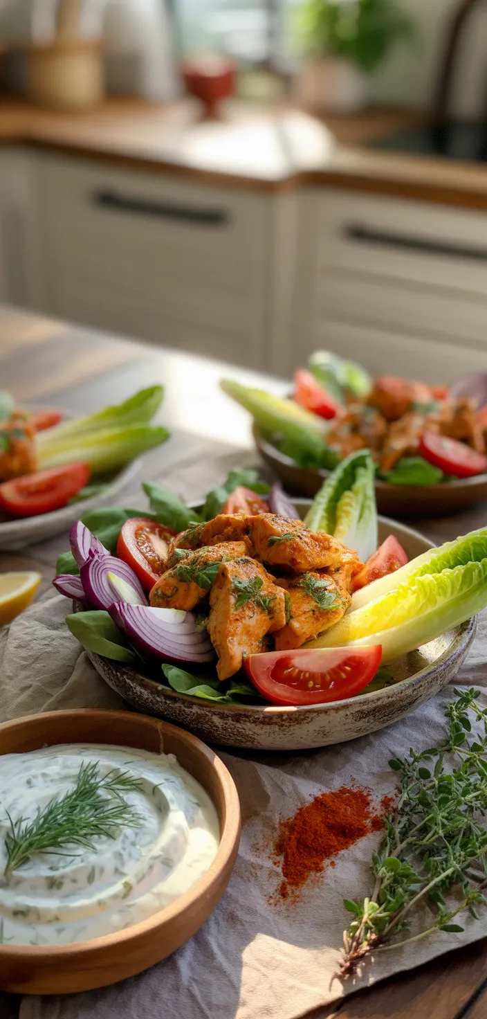 Ingredients photo for Authentic Greek Chicken Gyro Souvlaki Recipe