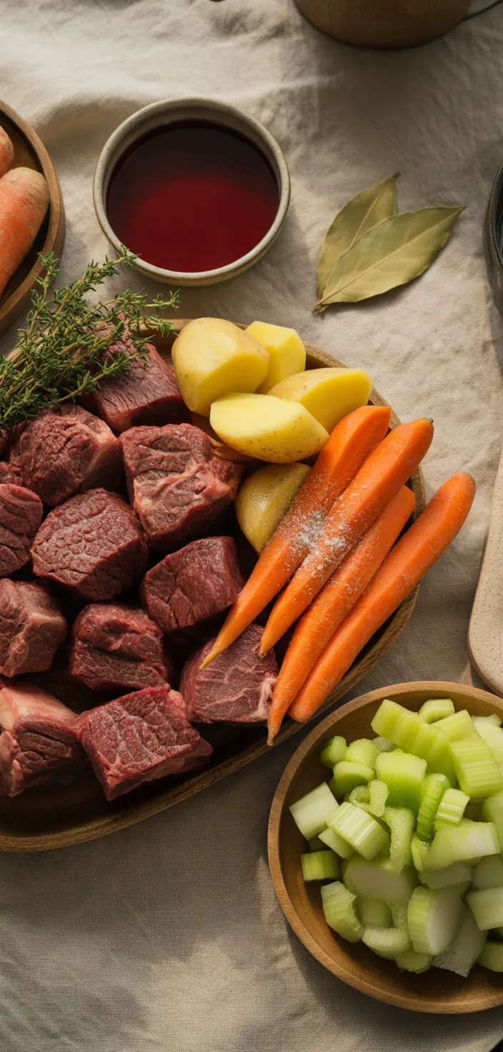 Ingredients photo for Best Ever One Pot Beef Stew Recipe